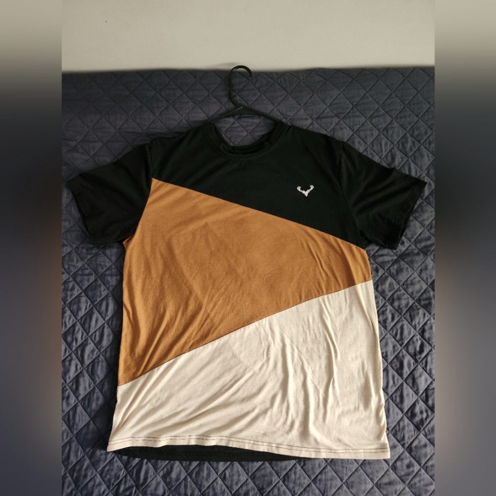 Men's Black/Tan T-Shirt